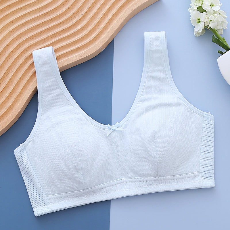 Melissa Girls’ Wide-Strap Bra – Full Coverage, Breathable & Lightweight