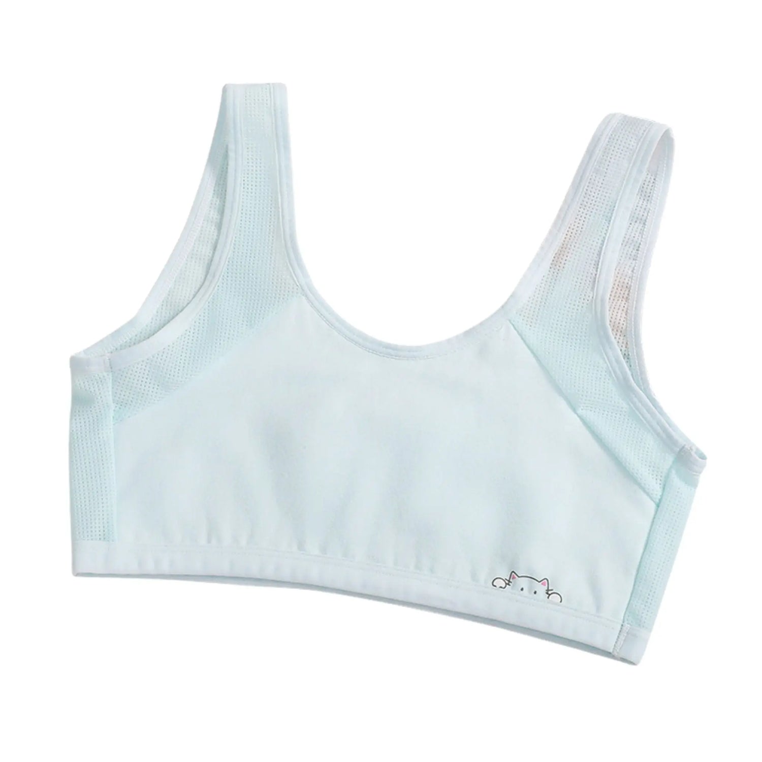 Melissa Girls’ Cotton Vest Bra – Soft, Quilted & Wireless Comfort Melissa