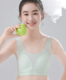 Melissa Girls’ Sports Bra – Silk Lined, Wireless & Breathable Melissa