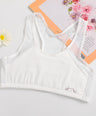 Melissa Girls’ Cotton Vest Bra – Soft, Quilted & Wireless Comfort Melissa