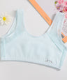 Melissa Girls’ Cotton Vest Bra – Soft, Quilted & Wireless Comfort Melissa