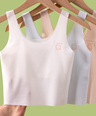 Melissa Girls’ First Bra – Silk-Lined, Long Vest & Wireless Fit Melissa
