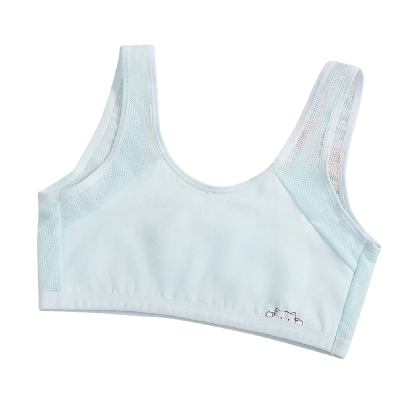 Melissa Girls’ Cotton Vest Bra – Soft, Quilted & Wireless Comfort Melissa