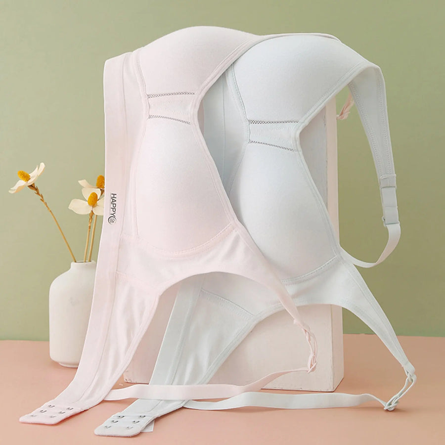 Melissa Girls’ Sports Bra – Wireless, Back-Clasp, Lightweight Support Melissa