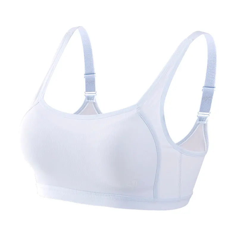 Melissa Girls’ Wireless Bra – Back-Clasp, Cotton-Lined & Breathable Melissa
