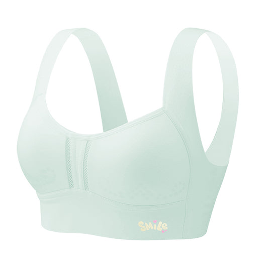 Melissa Girls’ Shockproof Vest Bra – Wide Strap, Wireless, Breathable