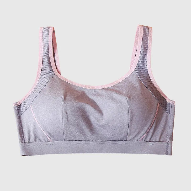 Melissa Girls’ Sports Bra – Quick-Dry, Cotton-Lined & Wireless Melissa