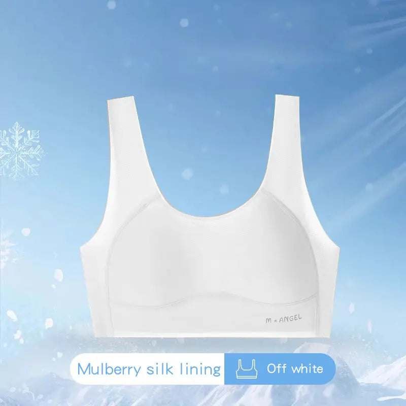 Melissa Girls’ Sports Bra – Silk Lined, Wireless & Breathable Melissa